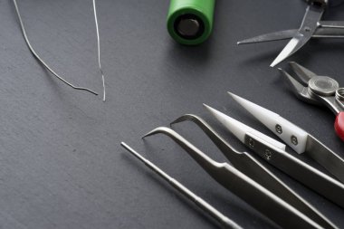 Ekipman elektronik sigara hakkında yakın çekim