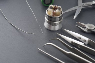 Ekipman elektronik sigara hakkında yakın çekim