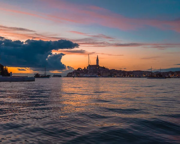 Rovinj Ist Eine Stadt Kroatien Der Nördlichen Adria — Stockfoto