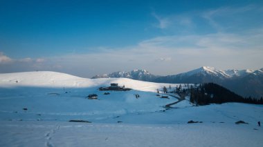 Göl Dağı Orman manzara-Monte Avaro-Alpi Orobie