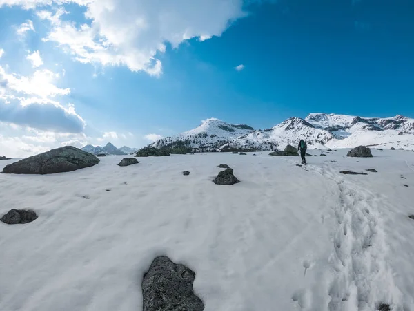Göl Dağı Orman Manzara Monte Avaro Alpi Orobie — Stok fotoğraf