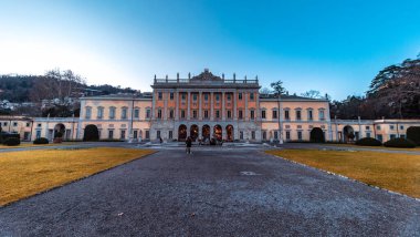 Como / Italy Villa Olmo neoklasik mimarinin harika bir örneği. Aralık 22-201