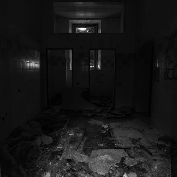 Mombello Lombardy Italy Abandoned Psychiatric Hospital Nov 2019 — Stock Photo, Image