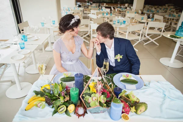 Mooie tropische bruiloft — Stockfoto