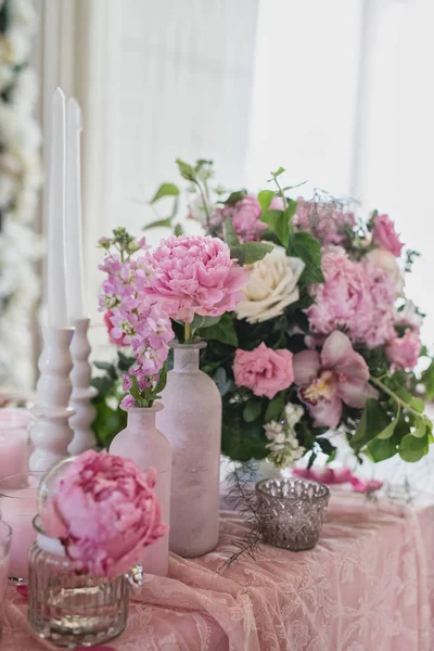 Bela decoração de casamento — Fotografia de Stock