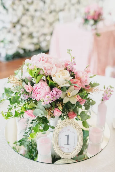 Bela decoração de casamento — Fotografia de Stock