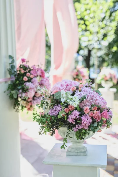 Beau décor de mariage — Photo