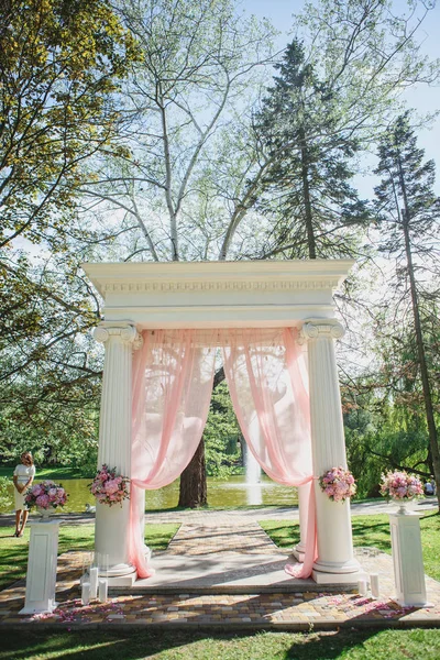 Bela decoração de casamento — Fotografia de Stock