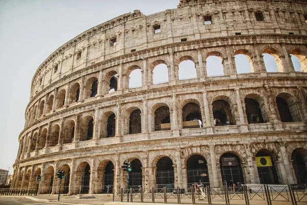 Veduta Del Colosseo Nel Centro Roma — Foto Stock