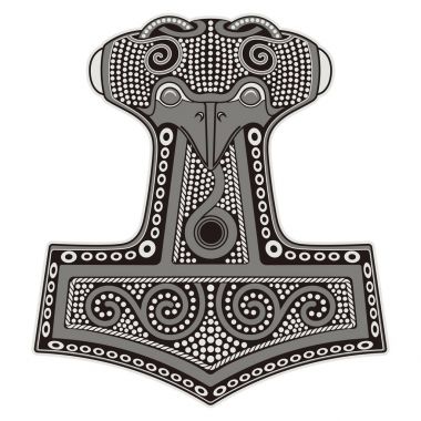 Thor'un çekici - Mjollnir ve İskandinav süsleme