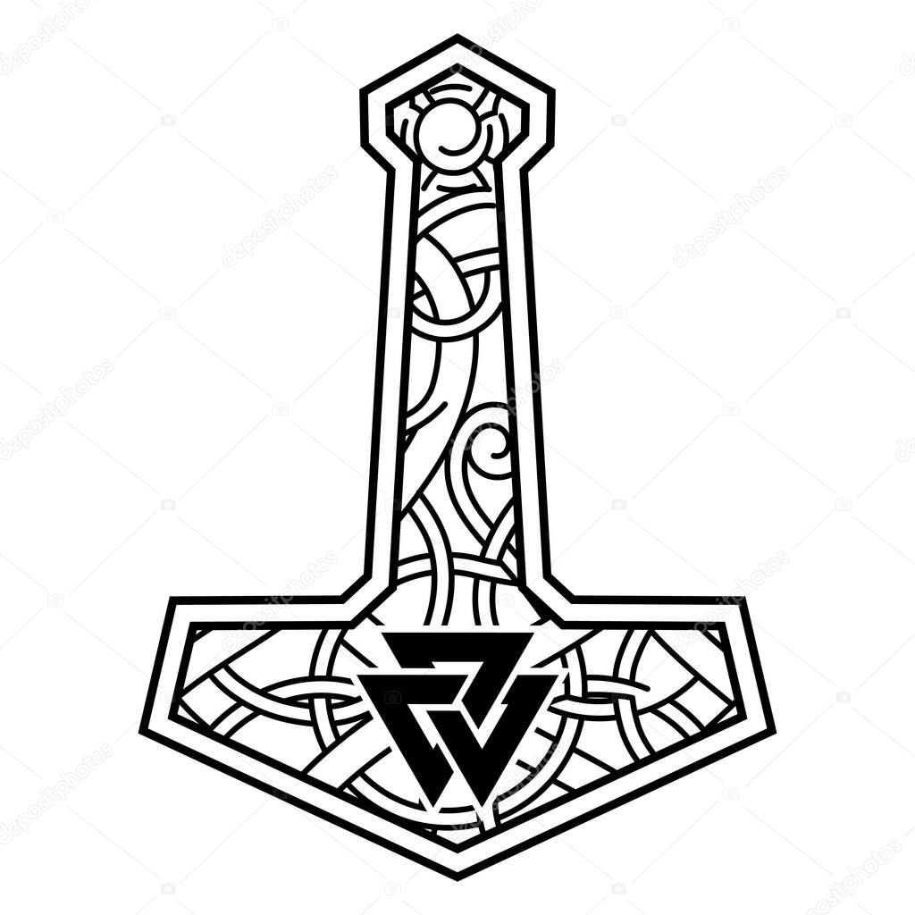 Thors hammer - Mjolnir and the Scandinavian ornament