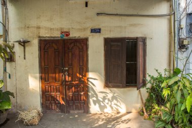 Eski şehirde Laos duvar