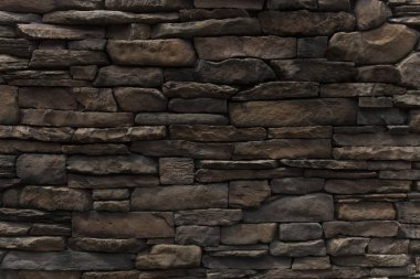 Modern tarz dekoratif desenli gri renkli düz olmayan gerçek taş duvar yüzeyi