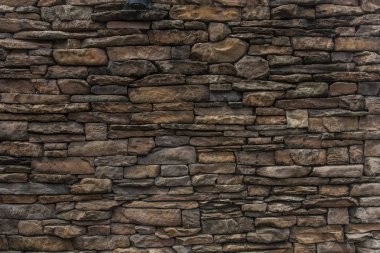 Modern tarz dekoratif desenli gri renkli düz olmayan gerçek taş duvar yüzeyi