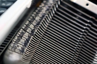 yakın-up/detay vintage bir daktilo