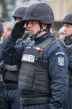 Jandarma asker resmen bir selam vermek