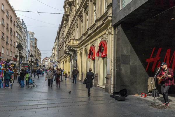 Belgrade, Knez Mihailova street — Stock Photo, Image