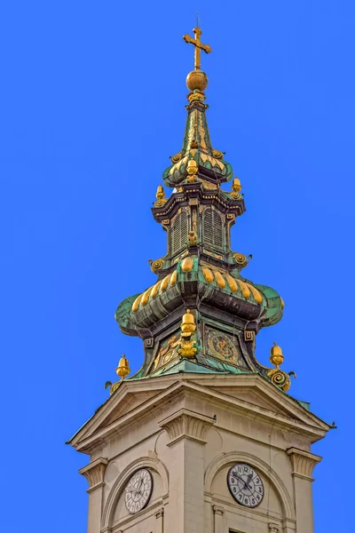 Torre de la Catedral Iglesia de San Miguel, Arcángel de Belgr —  Fotos de Stock