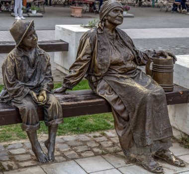 Alba Iulia, Romanya'da bronz heykel