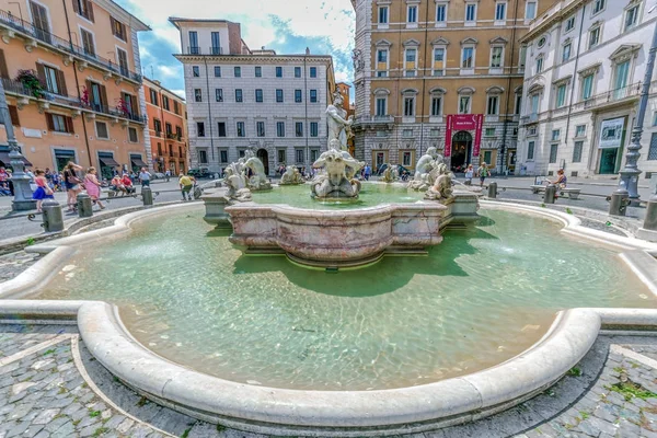 나 보 나 광장, 로마, 이탈리아에서 무어의 분수 — 스톡 사진