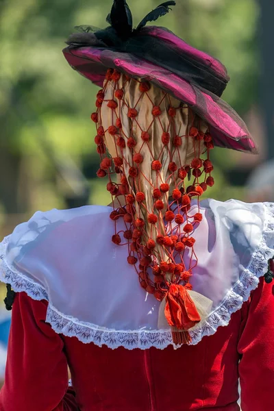 女性のためのスペインの民族衣装の詳細 — ストック写真