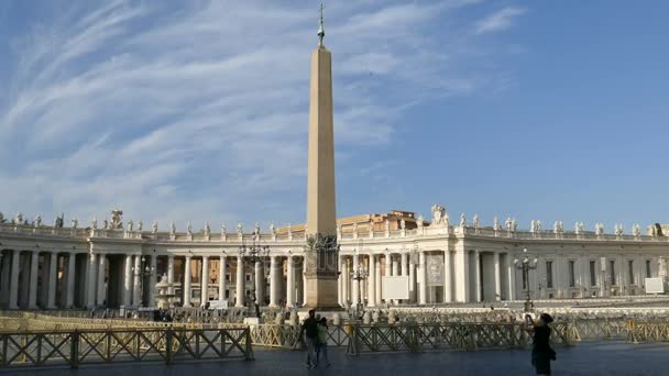 St. Peter Meydanı'nın panoramik görünüm — Stok video