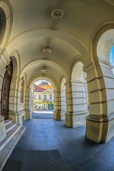 Vista desde las columnas del Ayuntamiento de Novi Sad —  Fotos de Stock