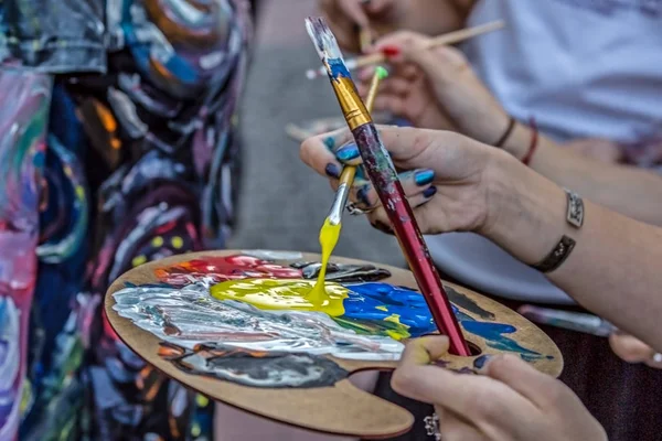 Pintura corporal de una mujer — Foto de Stock