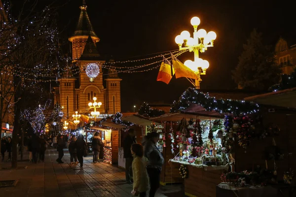 Aspects de la foire de Noël, Timisoara, Roumanie — Photo