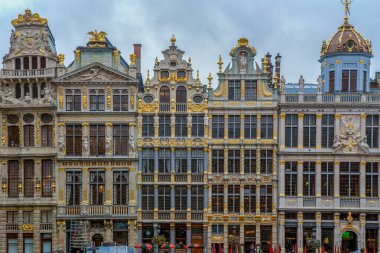 Grand Place, Brussels, Belçika filolar cephe