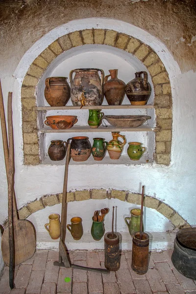 Spezifische Objekte aus einem Inneren des slowakischen Bauernhauses — Stockfoto