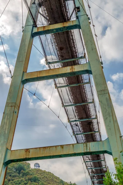 Bridge for ore transport in Resita, Romania — Stock Photo, Image