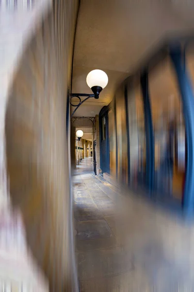 Colonnade dans l'histoire de Londres — Photo