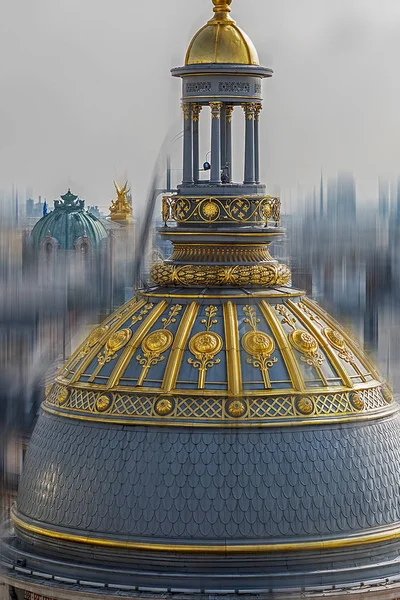 Luftaufnahme von der Terrasse des Kaufhauses printemps, Paris — Stockfoto