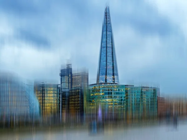 Vista della città di Londra sul Tamigi dal Tower Bridge — Foto Stock