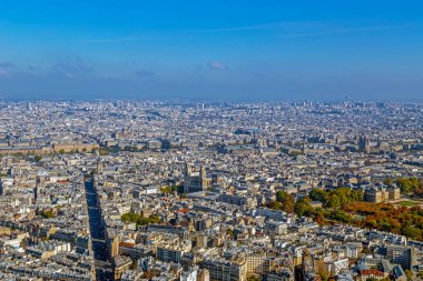 Panorama ve Paris havadan görünümü