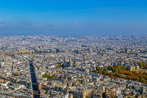 Panorama och Flygfoto över Paris — Stockfoto