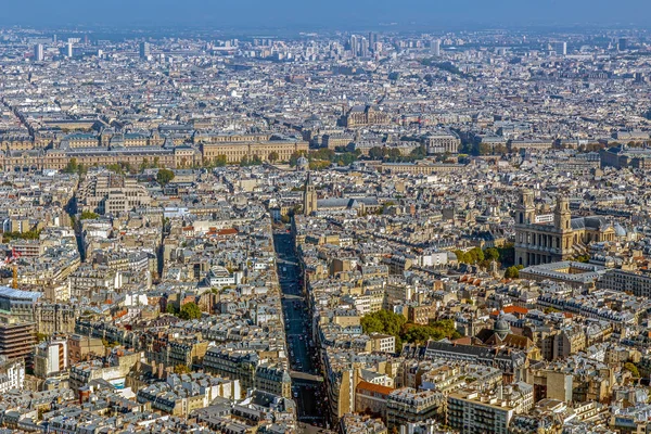 Panorama und Luftaufnahme von Paris — Stockfoto