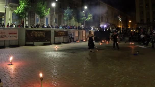 Τιμισοάρα Ρουμανία Οκτωβρίου 2019 Πυροσβεστική Έκθεση Του Δημαρχείου Αφορμή Φεστιβάλ — Αρχείο Βίντεο