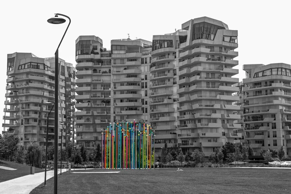 CityLife District complex, conjunto arquitetônico residencial, M — Fotografia de Stock