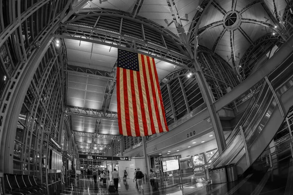 Dentro do Aeroporto Nacional Ronald Reagan — Fotografia de Stock