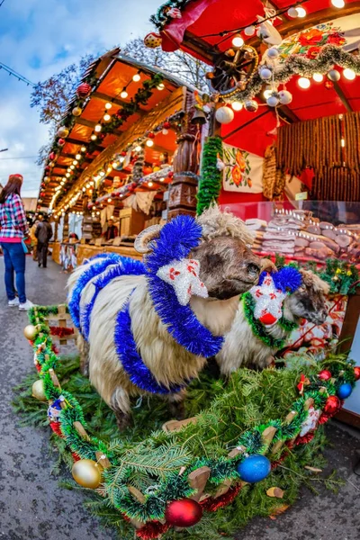 Feira de Natal com produtos tradicionais da Maramures, Roménia — Fotografia de Stock