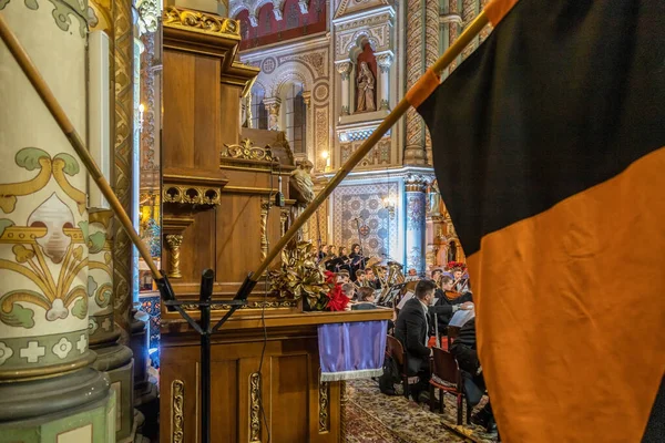 Uvnitř katedrály tisíciletí, Timisoara, Rumunsko — Stock fotografie