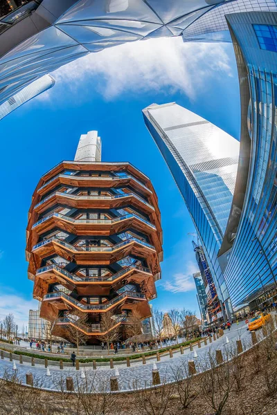 Nova Iorque Eua Março 2020 Vessel Projeto Arquiteto Thomas Heatherwick — Fotografia de Stock