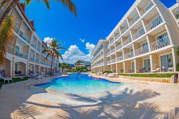 Punta Cana Dominican Republic Марта 2020 Holiday Resort Live Dominican — стоковое фото