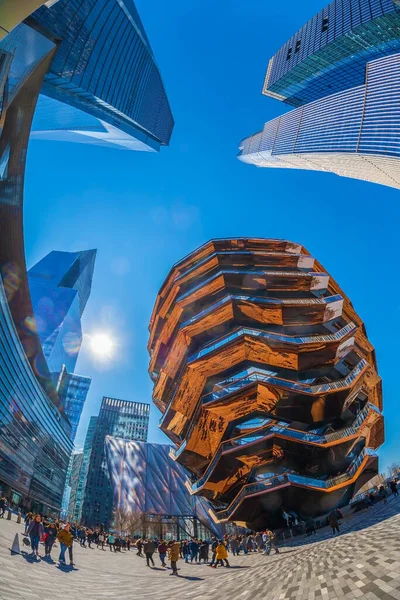 Nova Iorque Eua Março 2020 Vessel Projeto Arquiteto Thomas Heatherwick — Fotografia de Stock