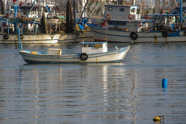 Bateaux Dans Port Nombreux Bateaux — Photo