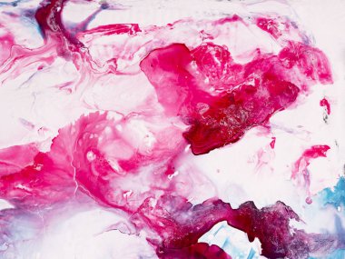 Pembe soyut el boyalı arka plan.