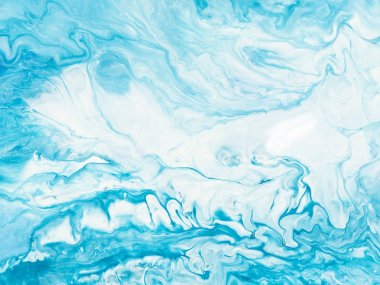 Mavi sanat el boyalı arka plan.