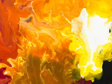 Soyut parlak el boyalı arka plan.